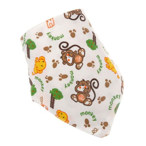 

new cartoon printed cotton baby bibs babador feeding smock infant burp cloths towel baby eating accessory soft baby stuff