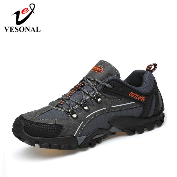 

vesonal 2019 brand summer new comfortable breathable mesh sneakers men shoes male shoes outdoor walking casual footwear 9323, Black