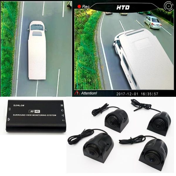 

bird view camera system for rv / motorhome / camper hd 3d 360 surround view system 1080p dvr g-sensor car dvr