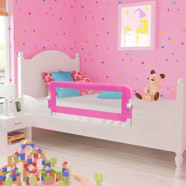 

toddler safety bed rail 102 x 42 cm rosa