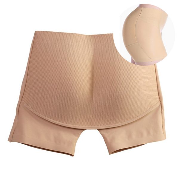 

seamless women safty shorts pants fake bupads womens bulifter panties buttock body shaper underpants lady lift bum, White;red