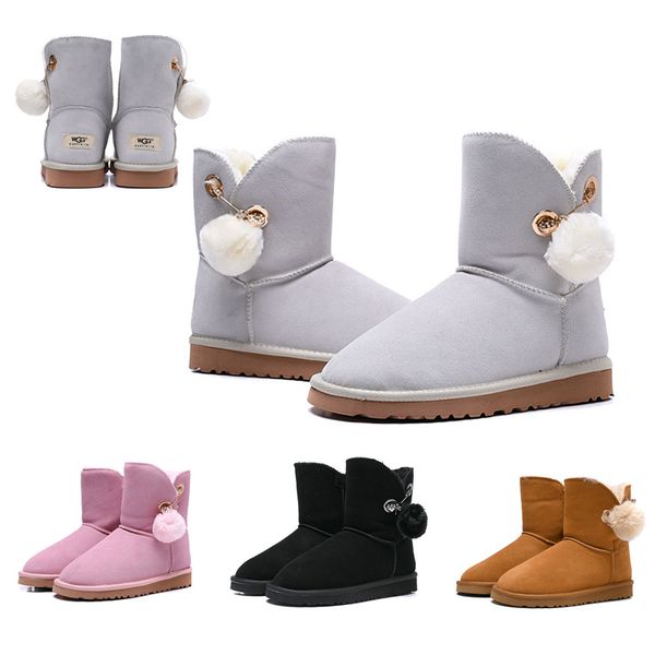 

2019 NEW Fashion Australia Classic Snow Boots High Quality WGG tall kneel boots women Short lovely girl Winter Boots designer shoes US 5-10