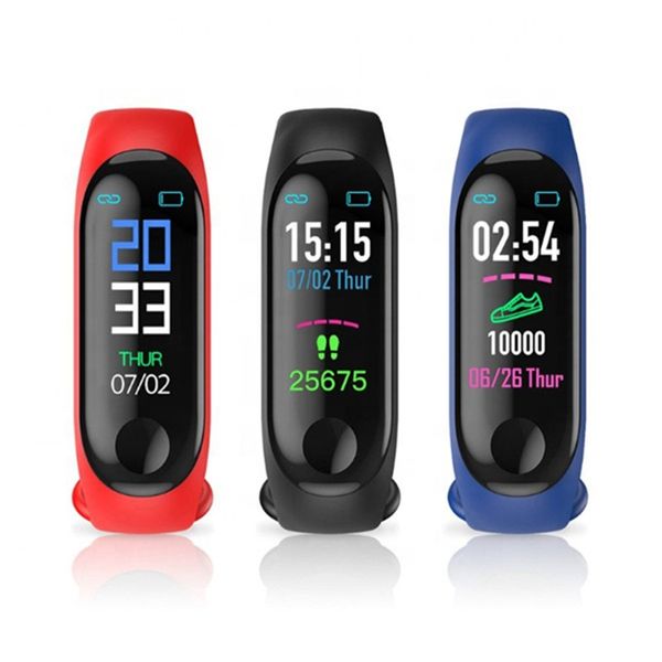 

m3 смарт браслет смарт часы heart rate monitor bluetooth smartband здоровье фитнес смарт диапазона для android ios деятельности трекера dhl