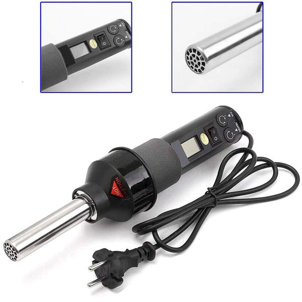 

9 nozzle uk eu air gun 220v 450w air blower desoldering soldering station portable ic smd solder station