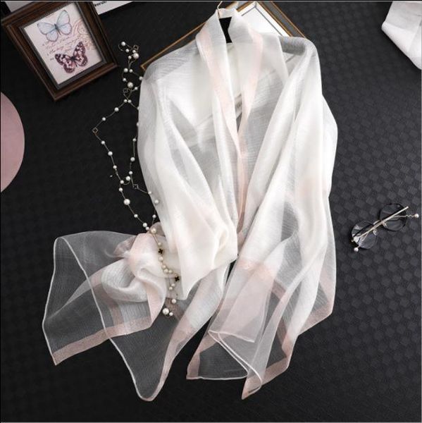 

мода длинный платок женской бренд шарф конструкции женщин высокого качества воды волна шаблон золотой нитью сплошной цвет дизайн полоса шарф, Blue;gray