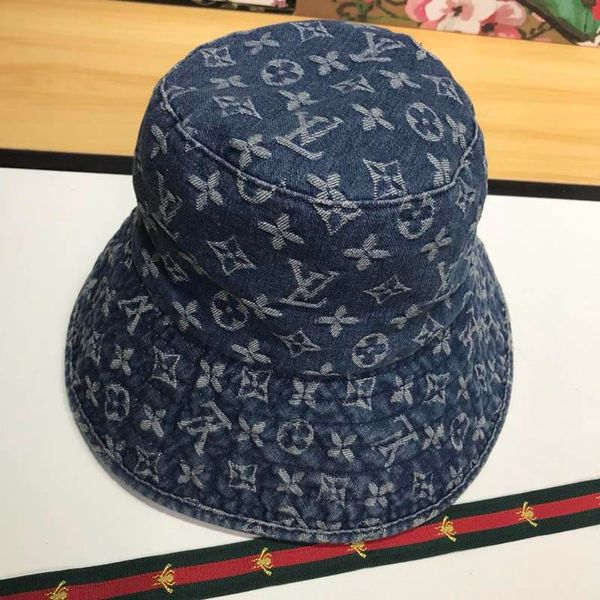 

fashionable luxury fisherman hat designer hat luxury casual hat fashion logo canvas making fashion hardware classic embroidery 1340, Blue;gray