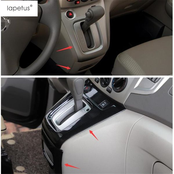 

lapetus accessories fit for nv200 evalia 2015 - 2019 abs center control gear shift storage box panel molding cover trim