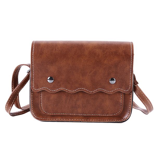 

2020 new wave pattern ladies leather small square bag shoulder bag handbag shoulder messenger high quality