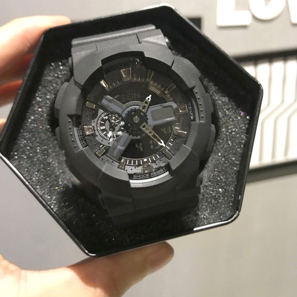 

classic sport watches for men shock military mens watch all dial work 45 auto light chronograph out door satch designer montre de luxe, Slivery;brown