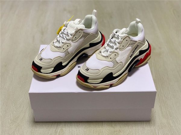 

paris home new autumn and winter women's thick-soled sneakers men's casual shoes couple wild fashion tide shoes many colors to cho, Black