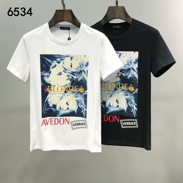 

совершенно новые оптовые мужчины и женщины носят длинные рукава тепло зимой и прохладно летом 2020 моды случайных мужчин и женщин футболки s, White;black