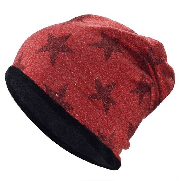 

2018 women's beanie hat autumn stars knitted skullies hat for ladies men's beanies hip-hop star balaclava beanies caps