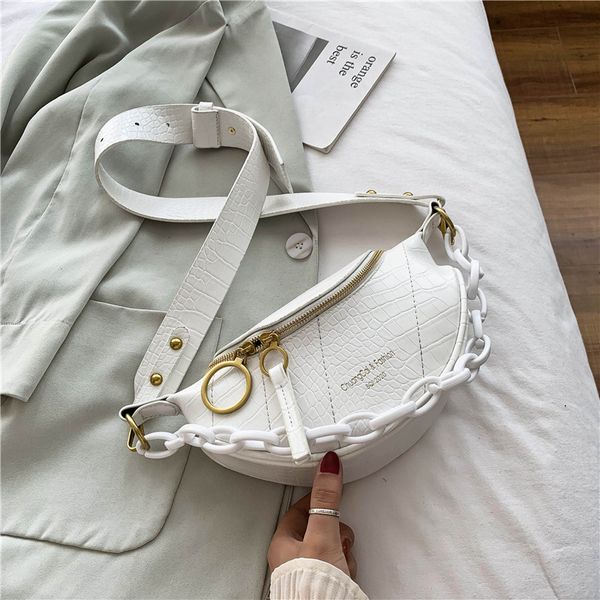 

small bag female 2020 popular new waist bag tide korean fashion wild shoulder messenger chest