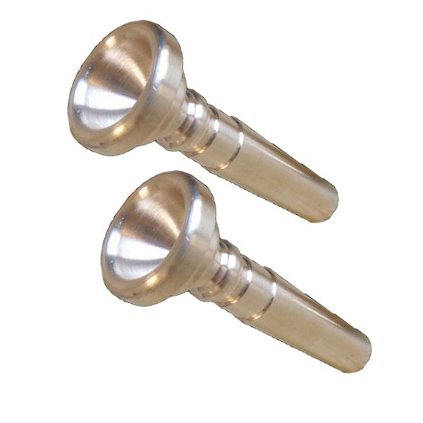 

2x metal tumpet mouthpiece bugle mouth for brass instrument accessory