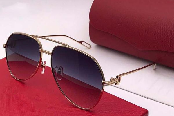 

luxury designer sunglasses de luxe for men women ct0110s fashion metal frames eyewear shades lunettes de soleil with box case, White;black