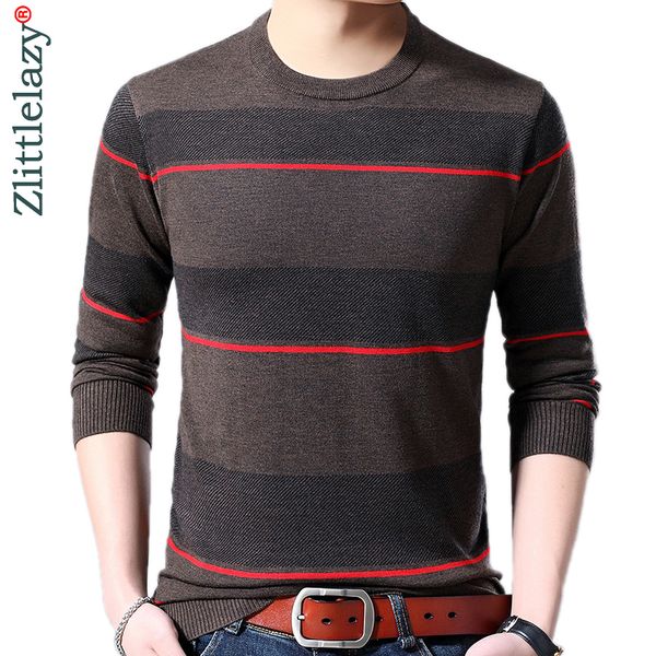 

2019 brand new casual thin striped knitted pull sweater men wear jersey dress luxury pullover mens sweaters male fashions 81002, White;black