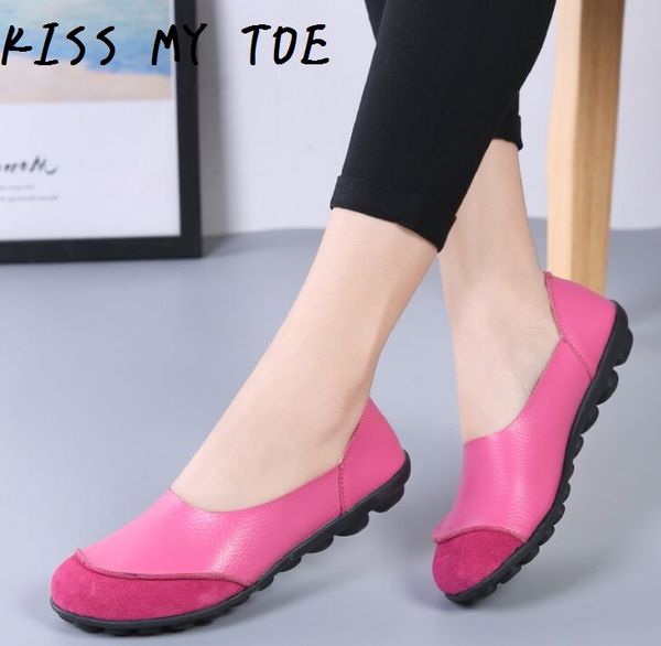 

2020 fashion new suede soft genuine leather casual breathable shoes for women flat ladies trainers chaussure femme zapatos mujer, Black