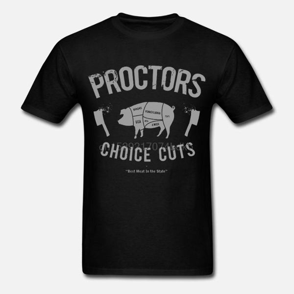 

men's t-shirts proctor schlachtung house t-shirt inspiriert von der berahmt tv serien banshee(1), White;black