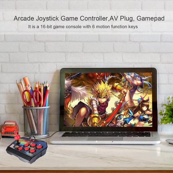 

аркады консоли джойстик игровой контроллер av разъем gamepad 145 игры для тв геймпад проводной контроллер штепсельные 6 функциональных клави