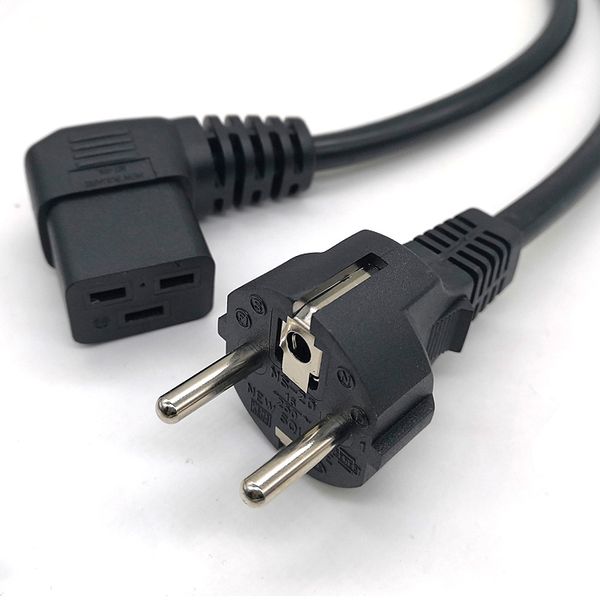 

C19 to EU power cord 16A PDU powe cable 3 hole pure copper UPS power supply extension cable 3*1.5 square