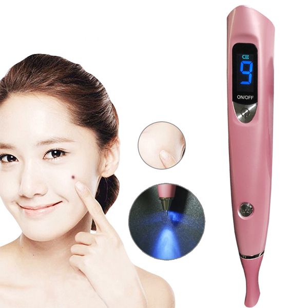 

skin care laser mole tattoo freckle removal pen lcd sweep spot mole removing wart corns dark spot remover beauty machine