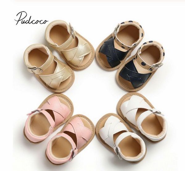 

2020 baby summer shoes newborn infant baby girls boys shoes solid non-slip pu leather breathable toddler 0-18m, Black