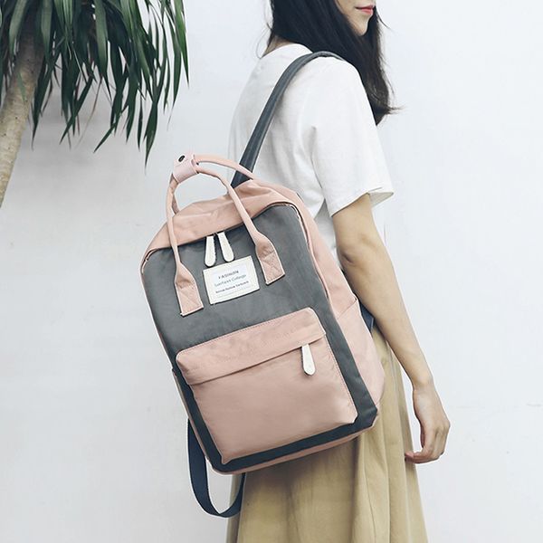 

fashion women bag teenager school backpacks bag for girls boys adolescence student back pack female bookbag shoulder satchel