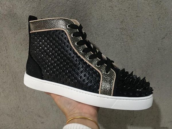 louboutin sneakers studded