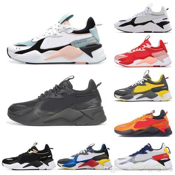 

rs-x mens running shoes reinvention cool black white fashion creepers dad chaussures men women runner trainer sports sneakers size 36-45