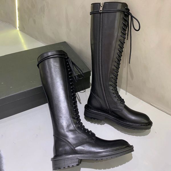 

boots woman lanky woman boots chalaza knight thick with high locomotive, Black