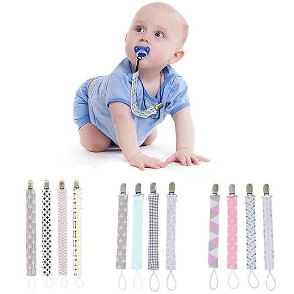 5X Plastic Baby Pacifier Clips Soother Holder for Baby Pacifier Nipples Holder M