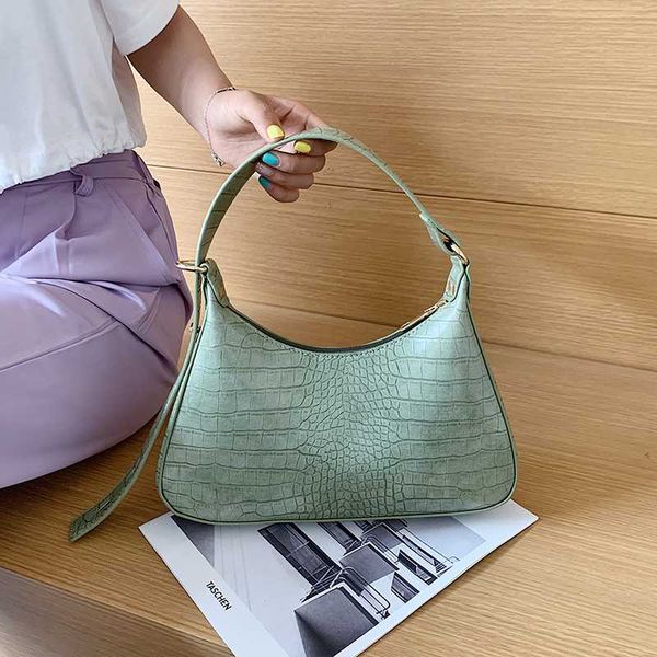 

new tote bags for women vintage handbag soft leather shoulder bag retro women bag stone pattern female purse