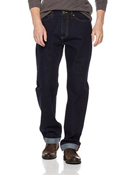 

quality durables co. men's relaxed fit roll up jean, Blue