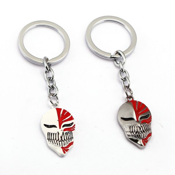 

bleach keychain anime key chain 9 style key ring holder pendant kurosaki mask chaveiro jewelry souvenir grimmjow jeagerjaques, Silver
