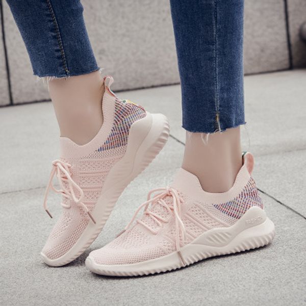 

new sports shoes for women in spring and summer of 2019, Black