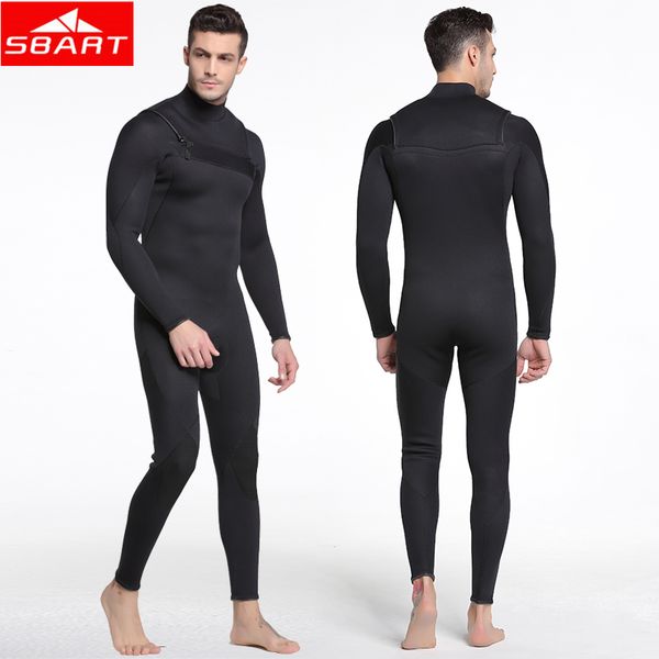

swim wear sbart 3mm neoprene wetsuit men underwater hunting spearfishing keep warm windsurf swimsuit one-piece surfing scuba diving suits