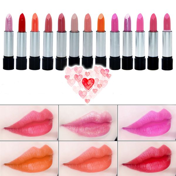 

moisturizing long lasting pigments lipstick waterproof lips makeup 13 color easy to wear lips cosmetics