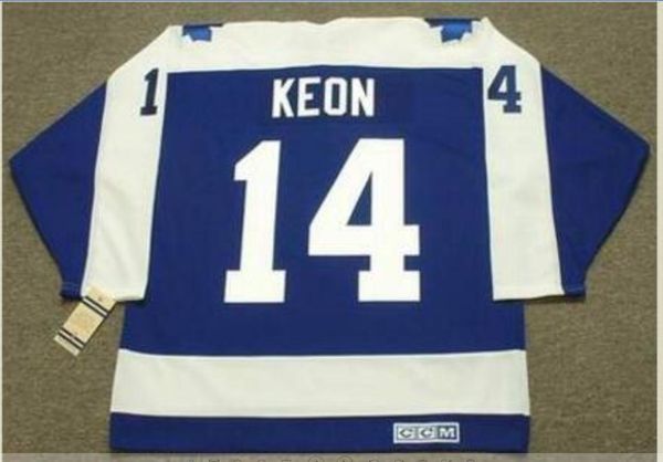 

custom men youth women vintage #14 dave keon toronto maple leafs ccm hockey jersey size s-5xl or custom any name or number, Black