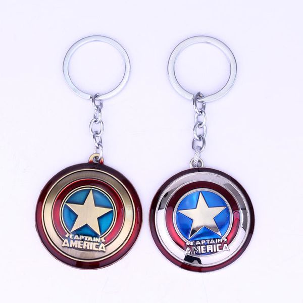 

marvel keychain star shield bronze red silver car key ring key chain for fans