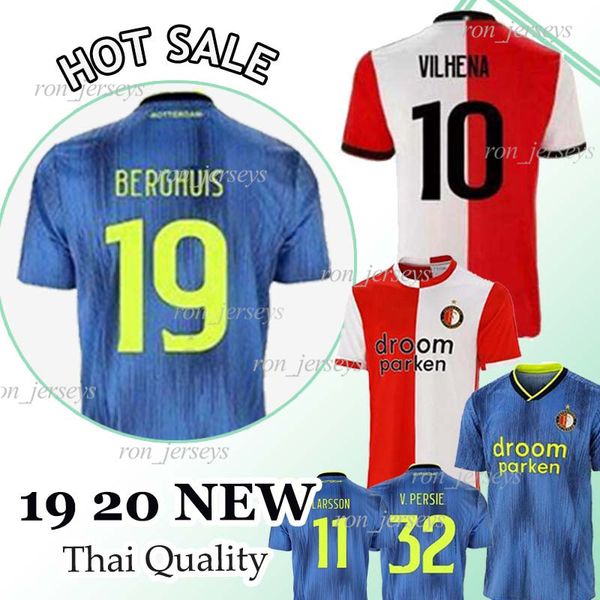 

Thai 19 20 Feyenoord soccer jerseys 11 LARSSON home away 2019 32 V.PERSIE 19 BERGHUIS 10 VILHENA 9 JORGENSEN camiseta de fútbol