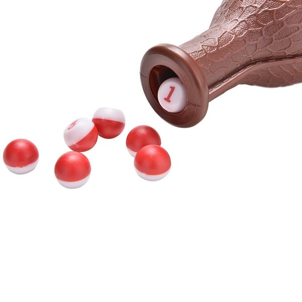 

new arrival kelly pool table shaker bottle + plastic marbles tally pills number 1-16 table games other golf products