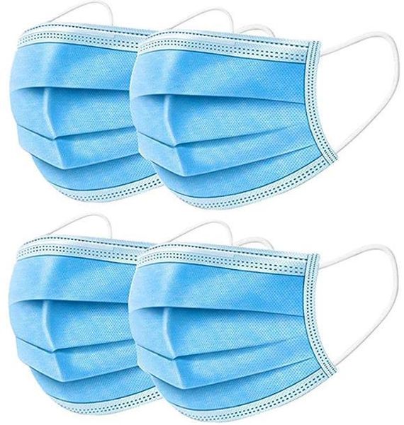

disposable face mask 3 layers dustproof facial protective cover masks anti-dust disposable salon earloop mouth mask 7427086