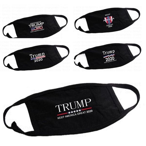 

Маски для лица Trump Anti-Dust Хлопок Женщины Мужчины Unisex Дизайнерские Маски Мода Printed черный моющийся маска для лица 5 стилей FY9122