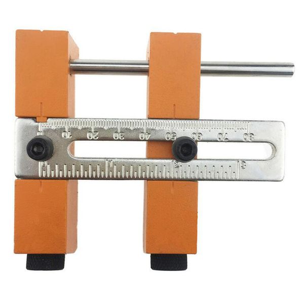 

алюминиевый сплав регулируемая косой отверстие jig для деревообрабатывающего панч locator с 9.5мм сверлом