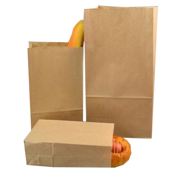 

21.5x12x7cm kraft package bag nut toast takeaway bag 50 pieces