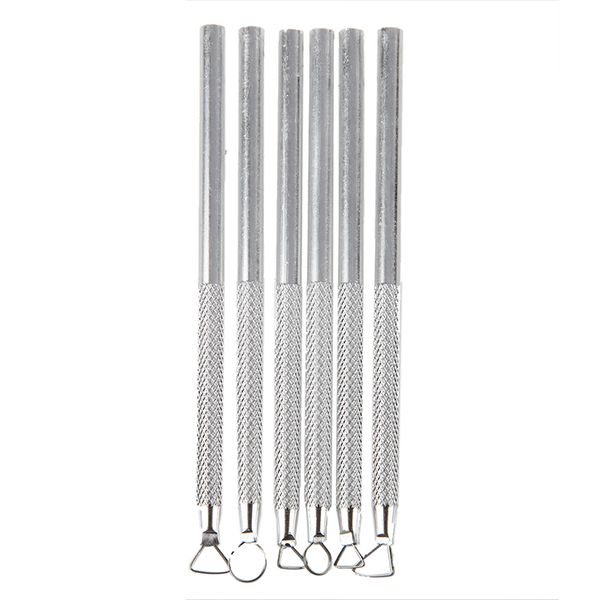 

set 6 pcs aluminum clay sculpting tools