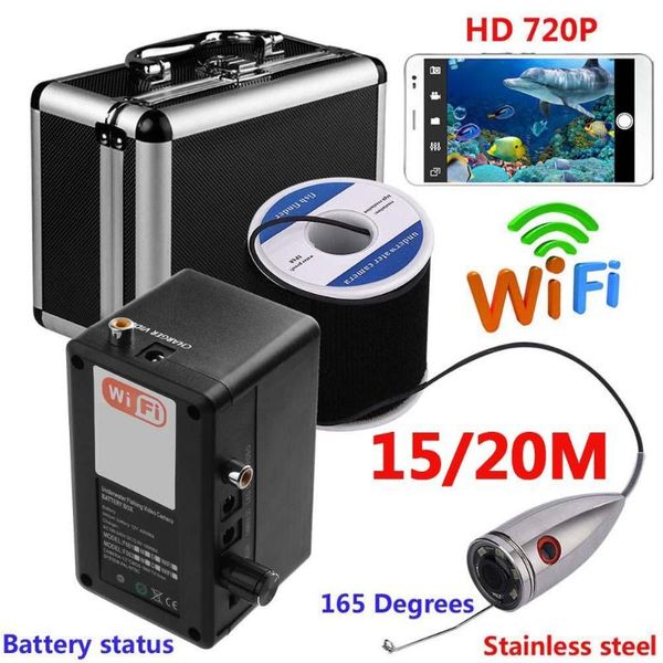

wifi wireless smart phone app remote control visual underwater fish finder
