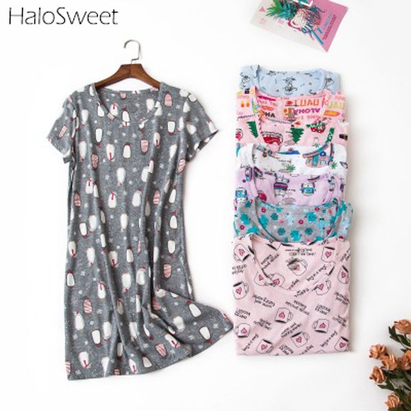 

halosweet 90kg plus size 100% cotton sleepwear women nightdress nightgown vintage night dress babydoll chemise indoor, Black;red