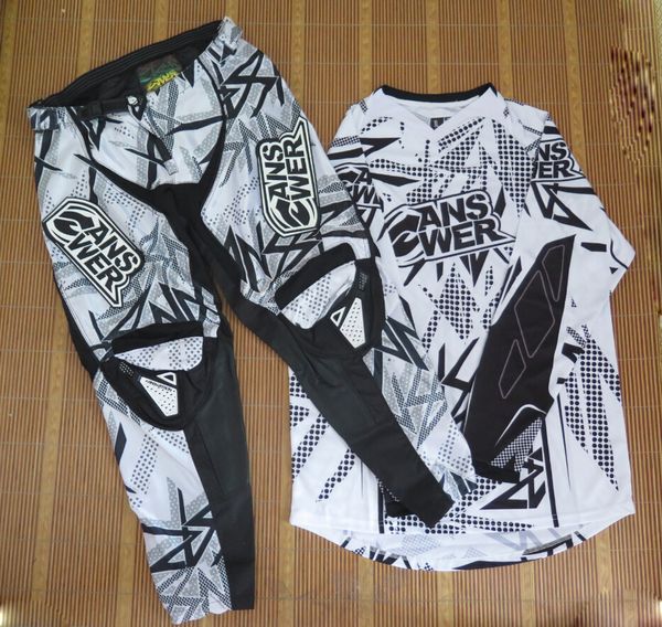 

pants size 40 men's off road atv motocross suits racing vented pants cross country combo (jersey+pants) one set, Black;blue