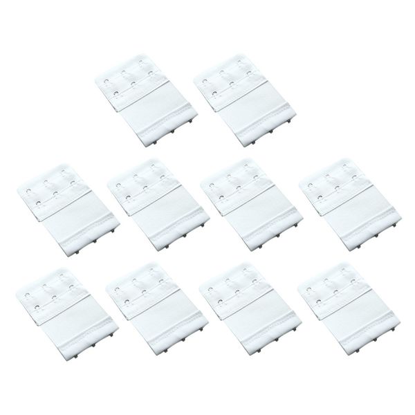 

10 pieces elastic bra extender with 3 hook 2 rows, Red;black